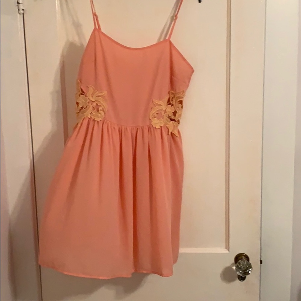A pink pretty dress!